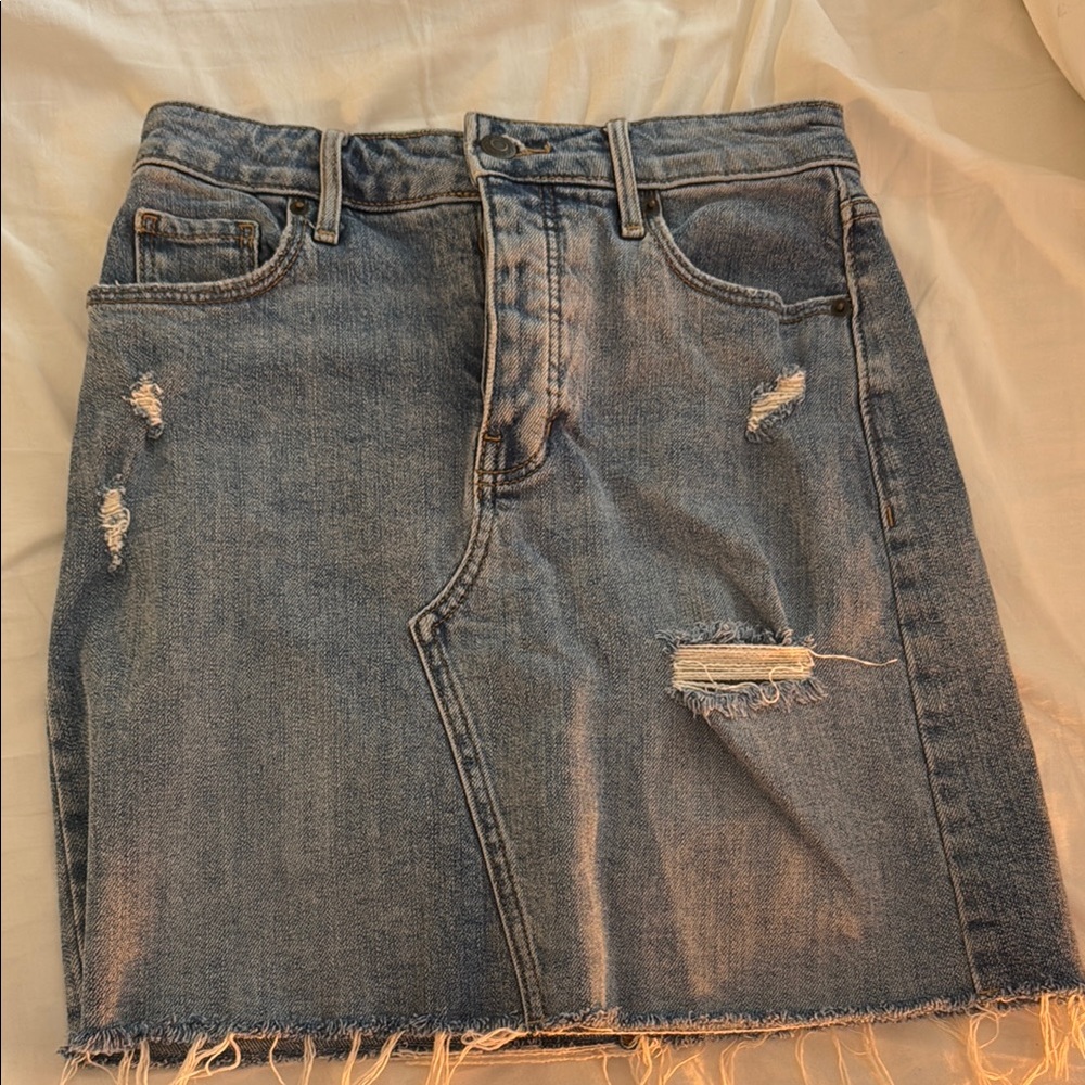 Old Navy Blue Denim Skirt